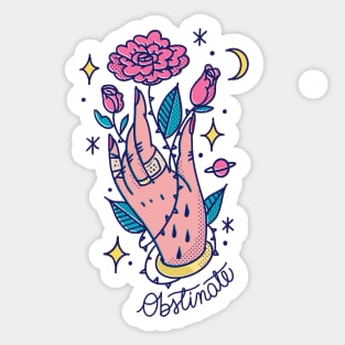 Obstinate gal Sticker